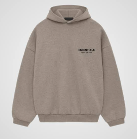HOODIE ESSENTIALS SS24 Heather Grey
