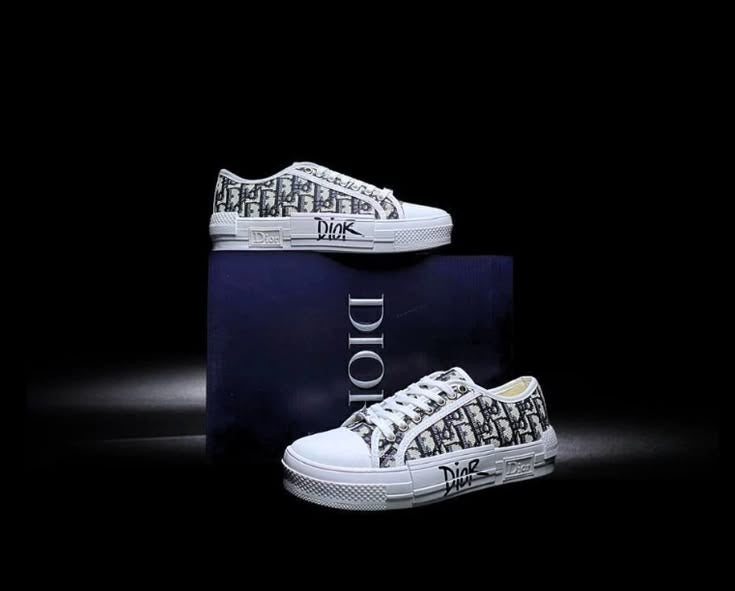 DIOR B23 LOW NEGRO GRIS GRAFFITI
