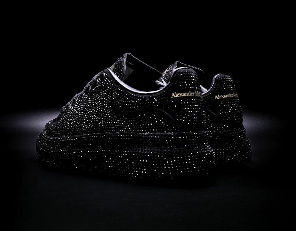 Alexander Mcqueen Negro Crystales Full